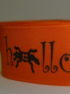Halloween printed ribbon