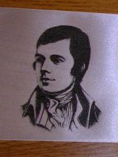 Burns Night Scottish Printed Ribbon